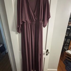 Elegant Purple Women's Dress